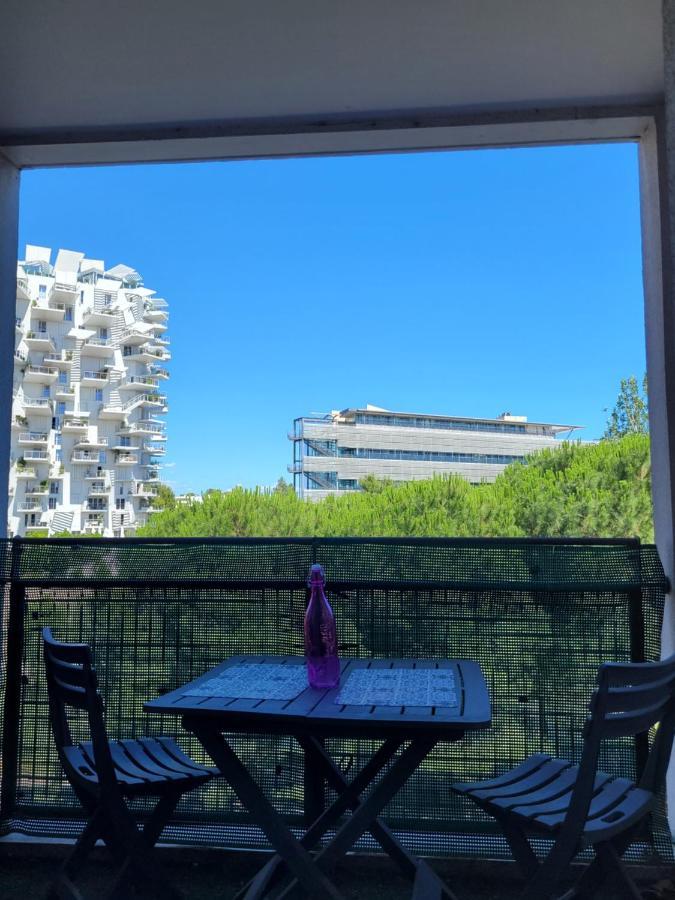 Appartamento Charmant Studio Vue Sur Les Berges Du Lez Montpellier Esterno foto